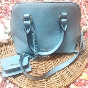 Steve Madden- Beautiful powder blue purse...